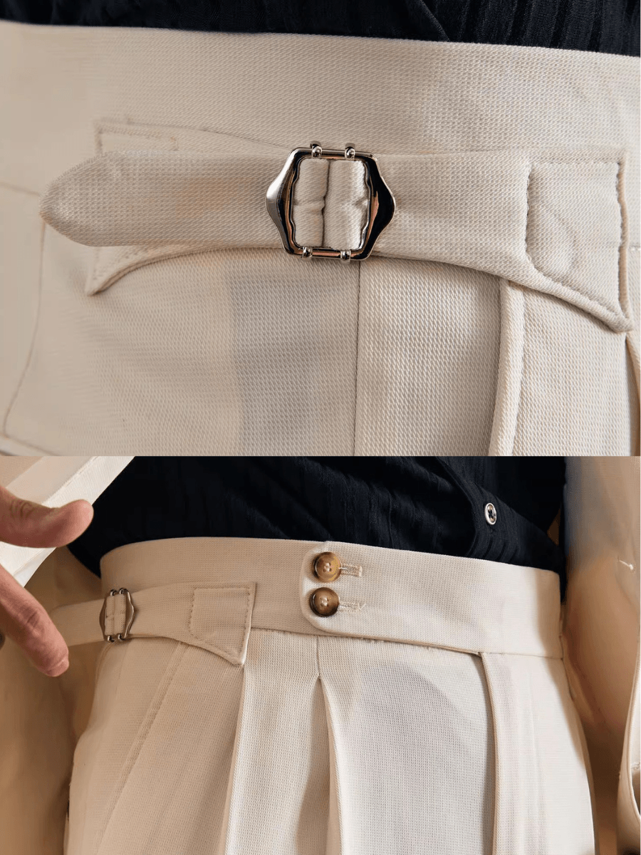 Casual business pants - Straight fit, non-iron