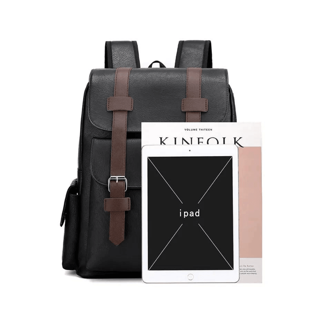 Vintage style men's leather bag