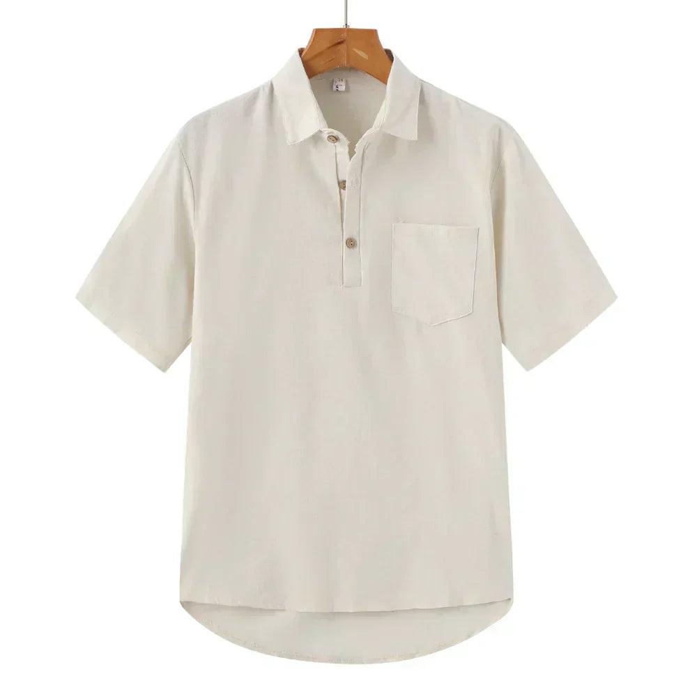 Summer - Linen Polo Shirt