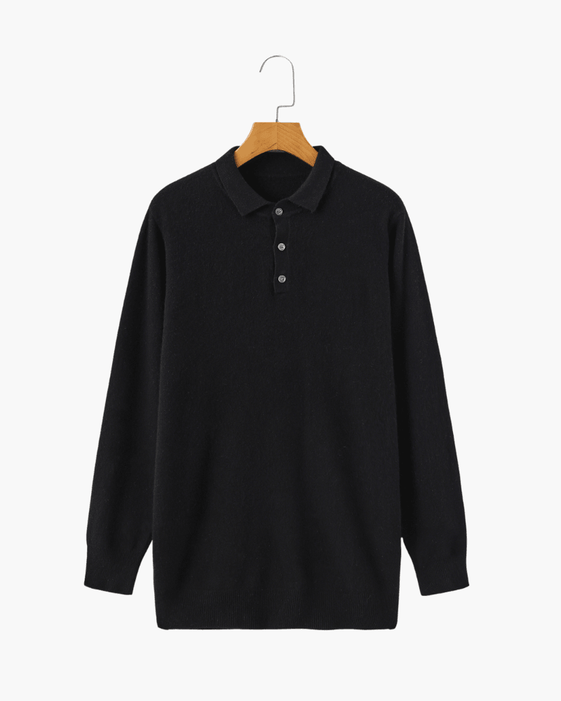 100% Cashmere Polo Shirt
