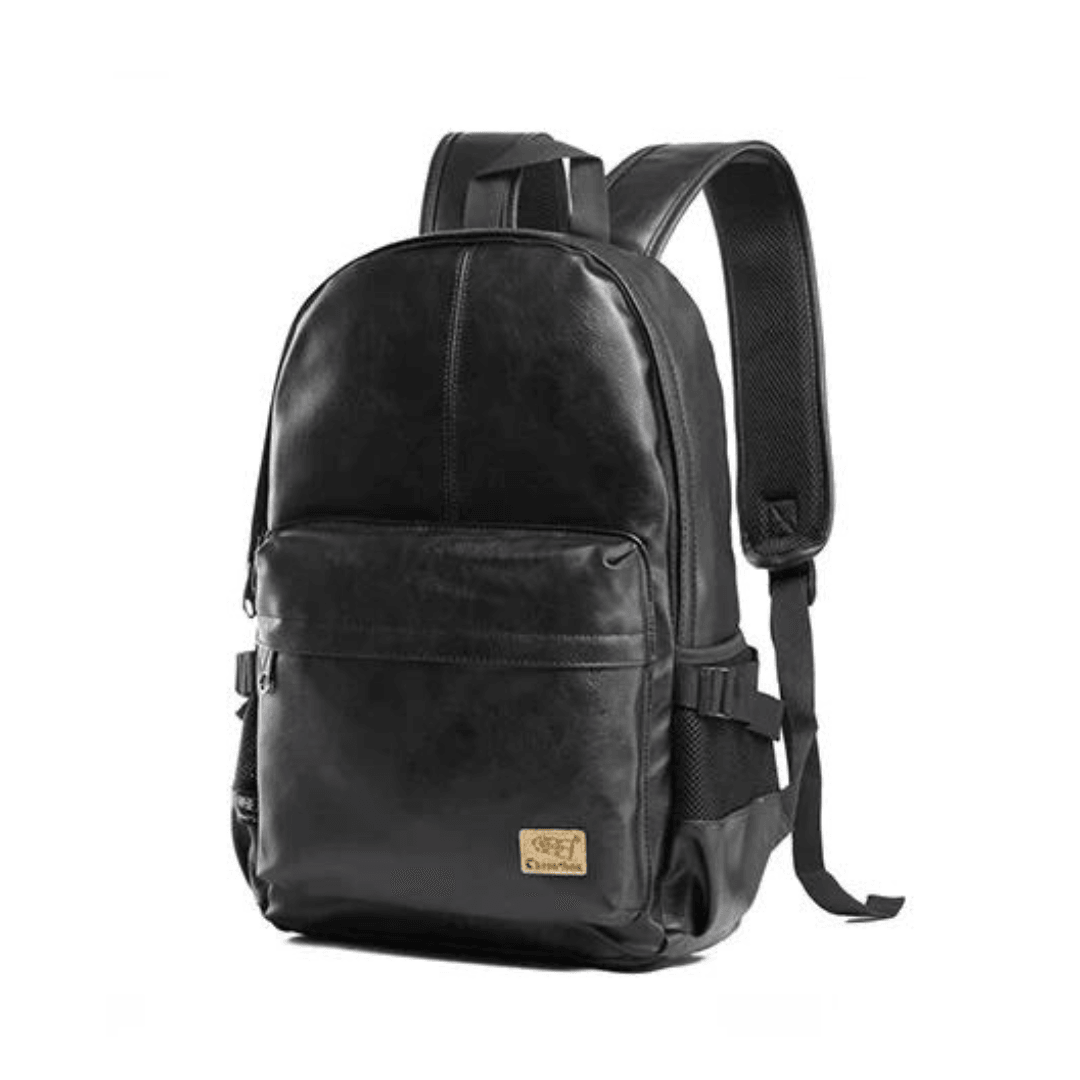 Luxury leather backpack for men