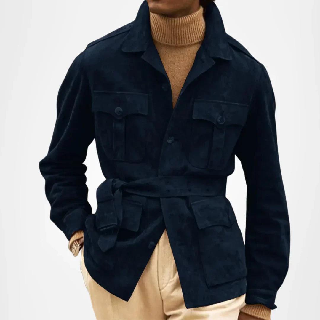 La veste militaire en daim Alderman