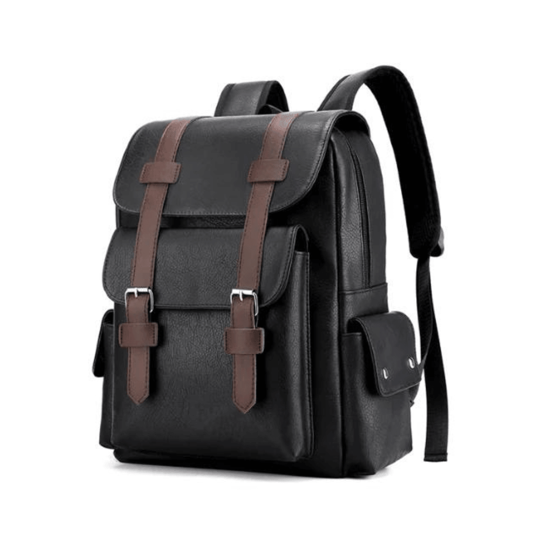 Vintage style men's leather bag