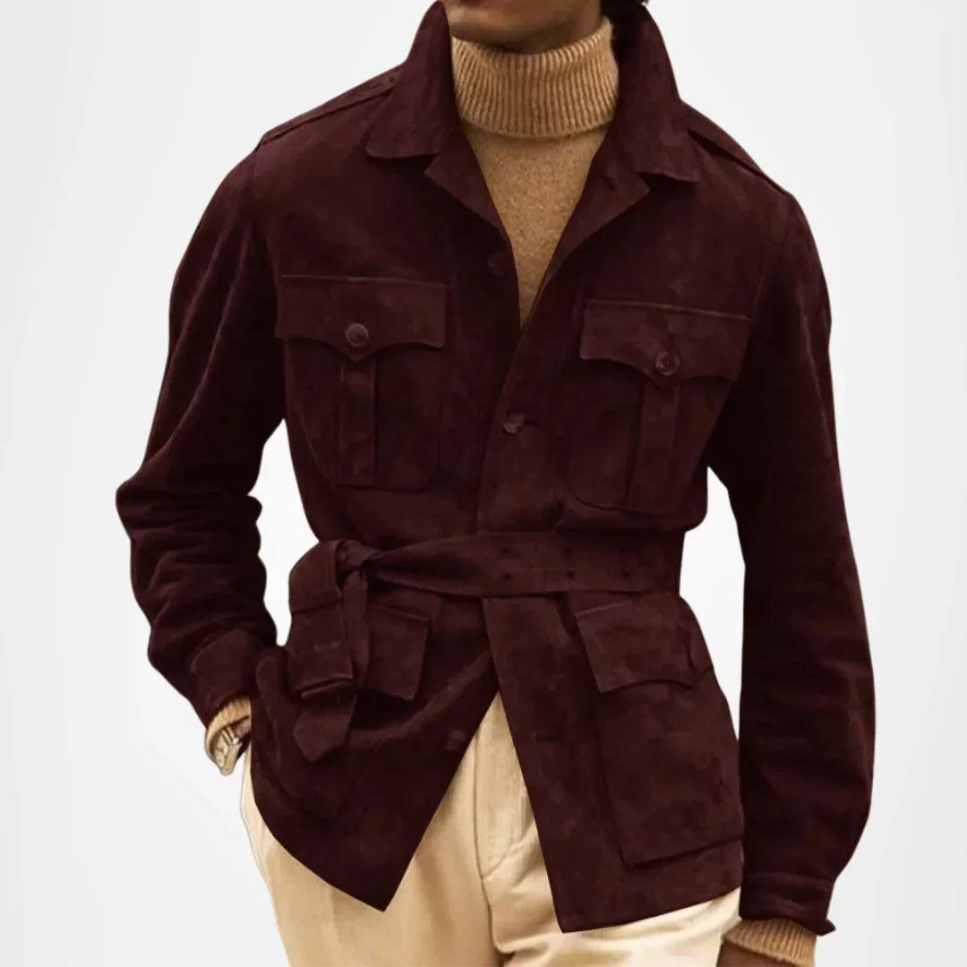 La veste militaire en daim Alderman