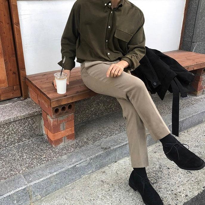 Pantalon chino droit