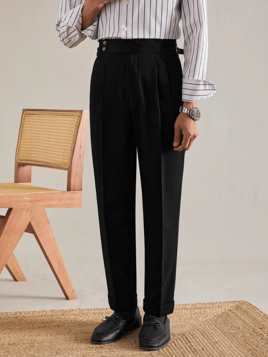 Casual business pants - Straight fit, non-iron