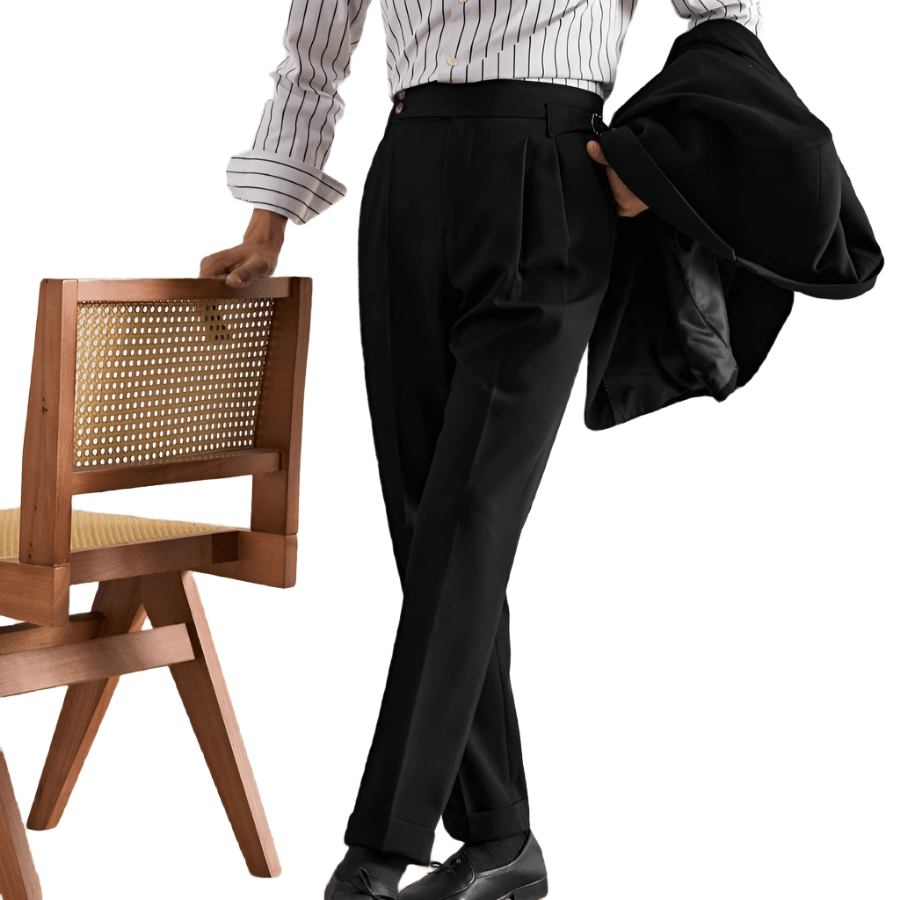 Casual business pants - Straight fit, non-iron