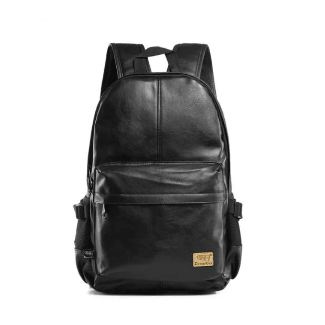 Luxury leather backpack for men