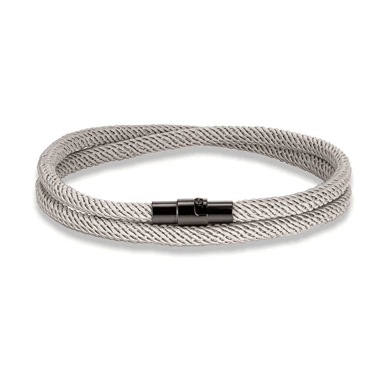 Double-layered bracelet for men