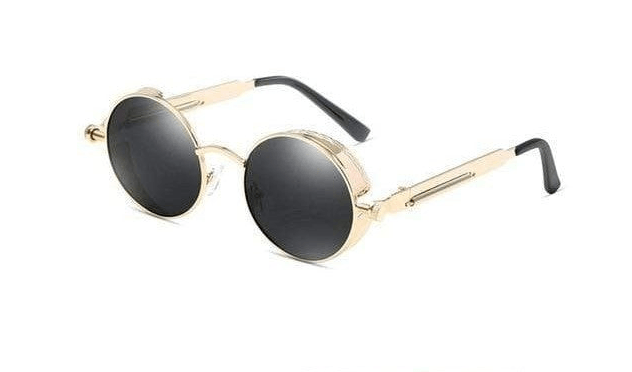 Lunettes de soleil Steampunk gothiques classiques polarisées pour hommes