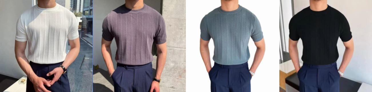 Chemise Premium à Bande de Coton