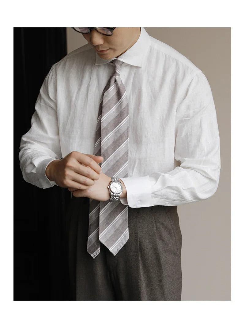 Linen dress shirt