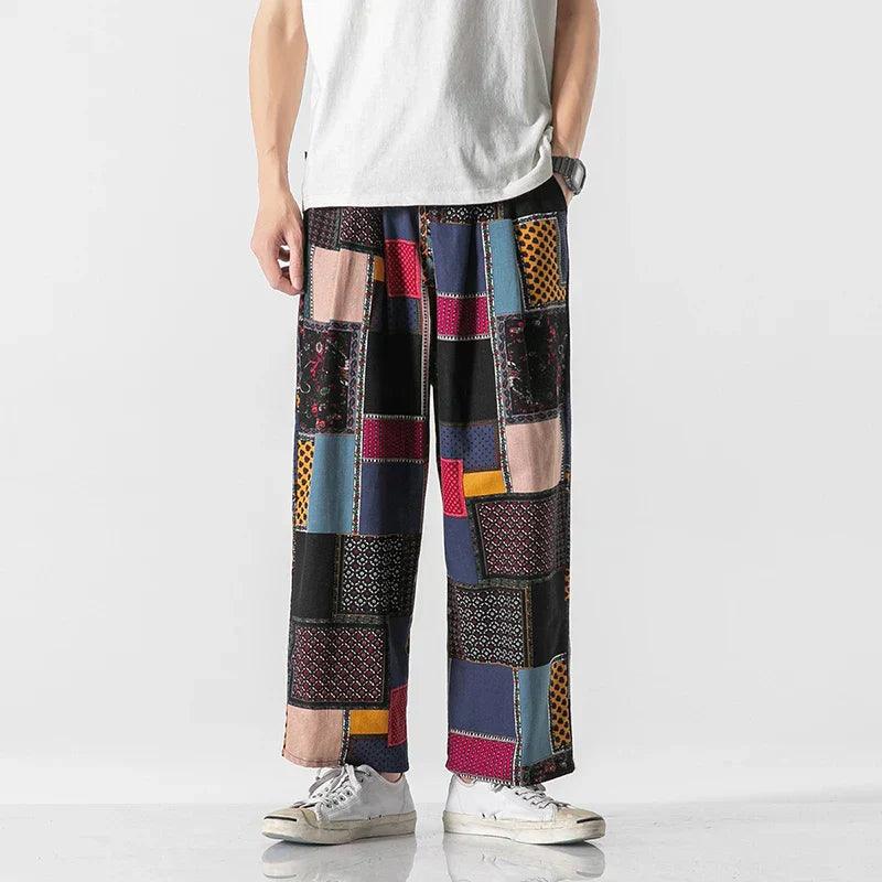 Pantalon patchwork Dave Wellington