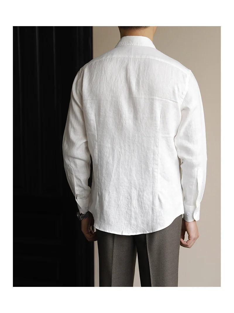 Linen dress shirt