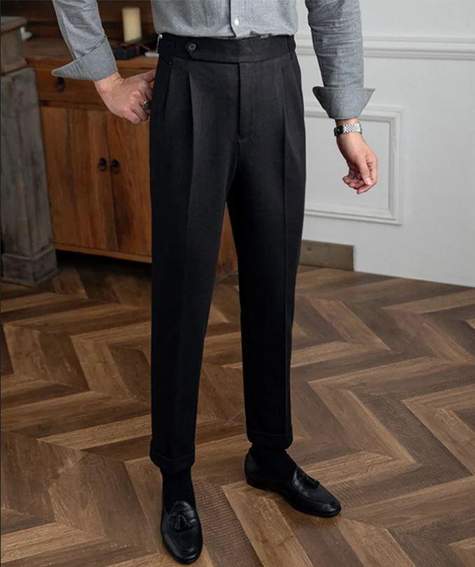 Pantalon taille haute