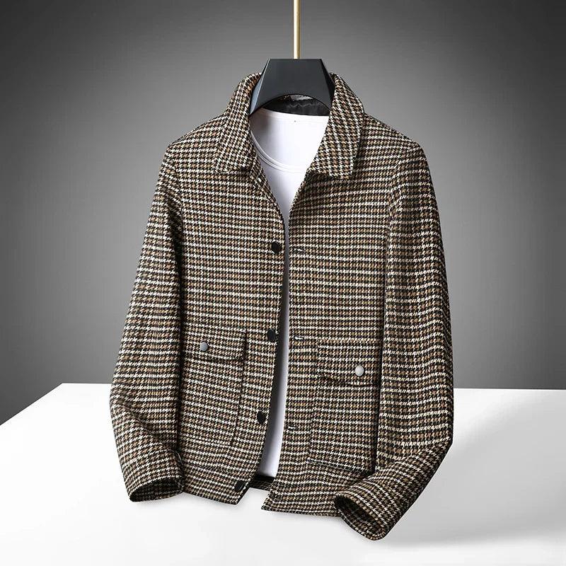 Veste à revers en tricot Jinsha