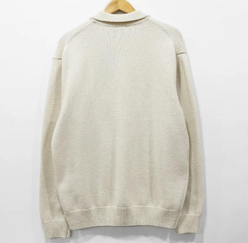 Merino wool polo shirt