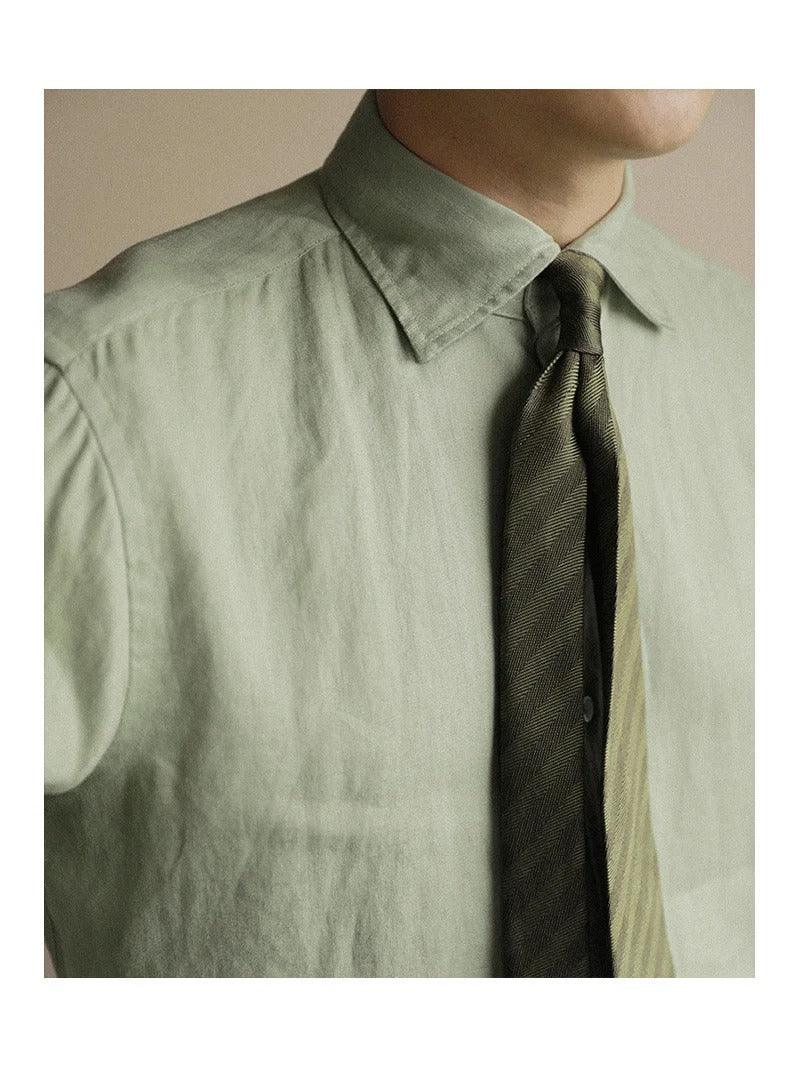 Linen dress shirt