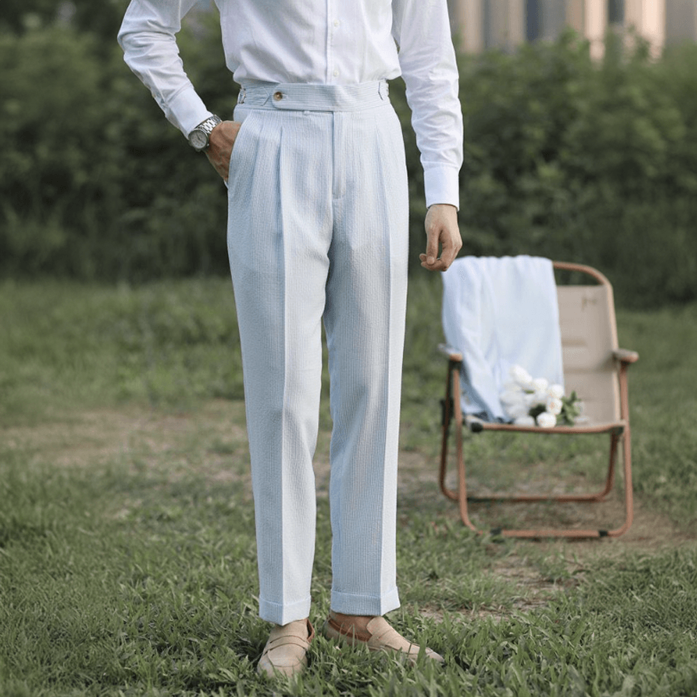 Pantalon Gurkha en seersucker Westcroft