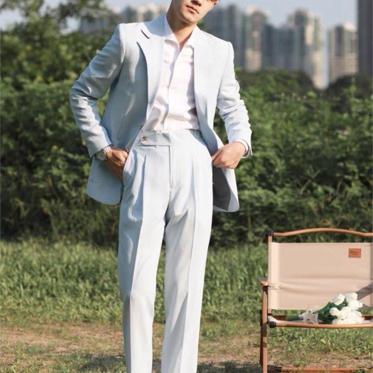 Pantalon Gurkha en seersucker Westcroft