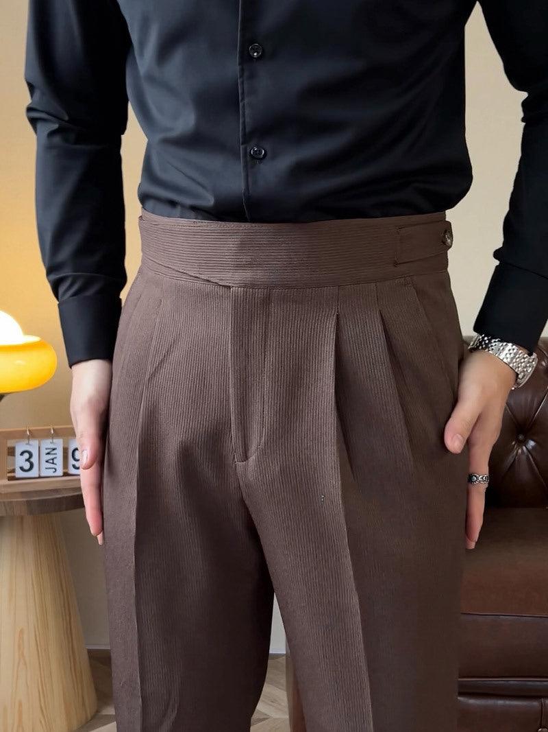 Italian style casual suit pants