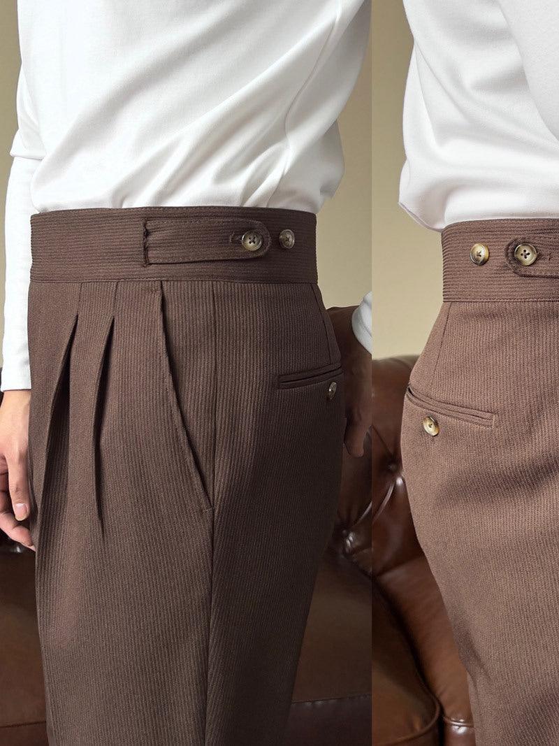 Italian style casual suit pants