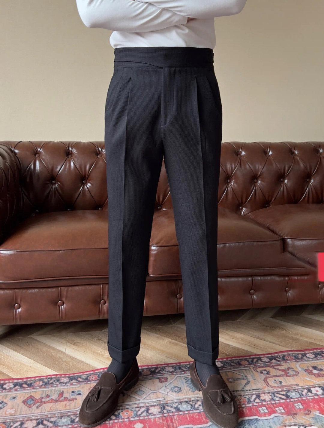 Italian style casual suit pants