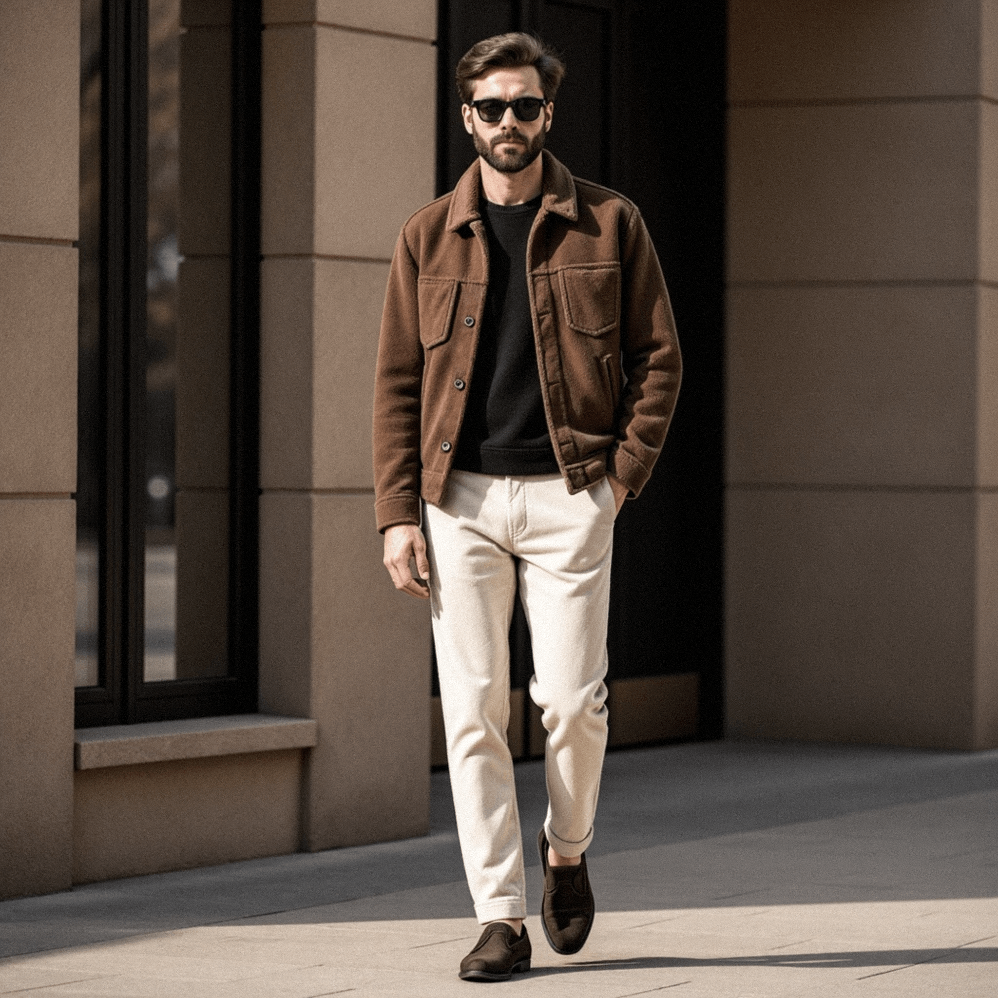 Manteau en laine d'agneau Highland Estate