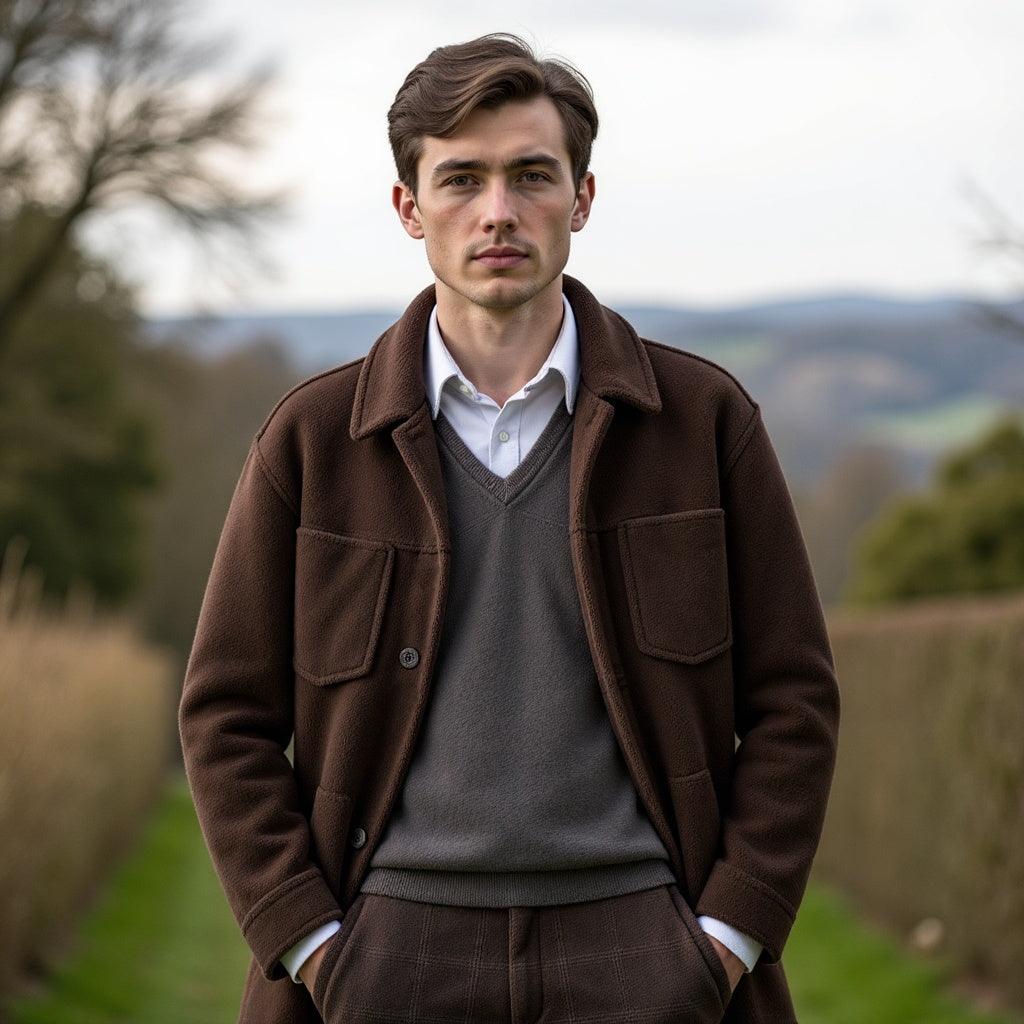 Manteau en laine d'agneau Highland Estate