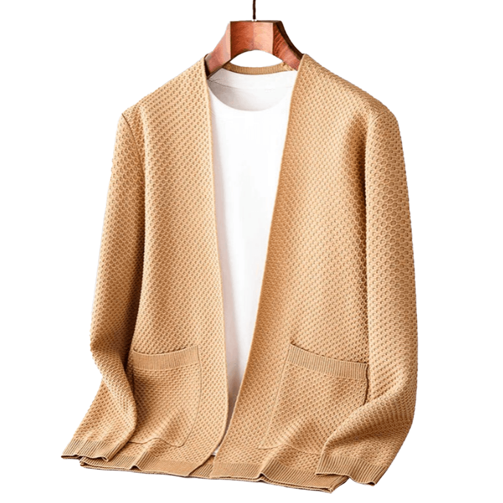 Cardigan en maille jacquard Kent Devoir