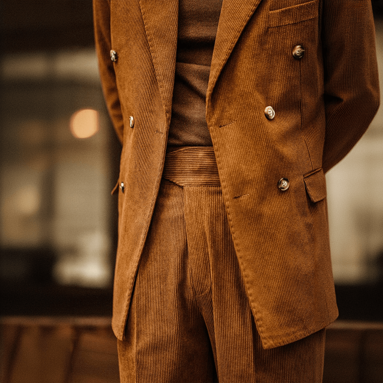 Pantalon Gurkha en velours côtelé Regency 1874