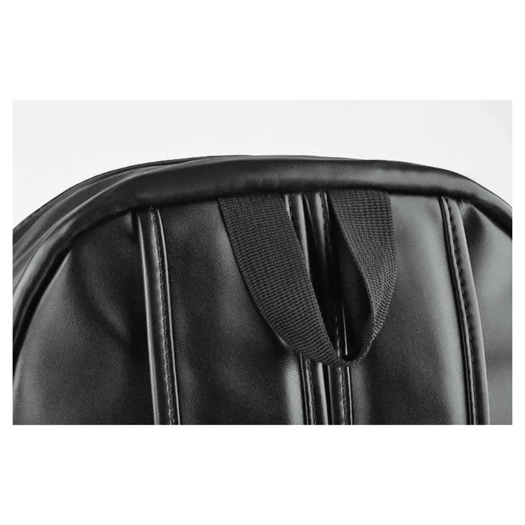 Classic leather backpack for men