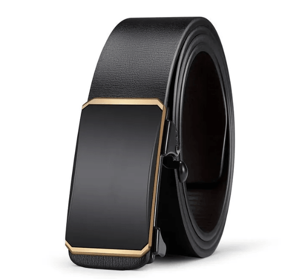 Ceinture à boucle réglable automatique pour hommes