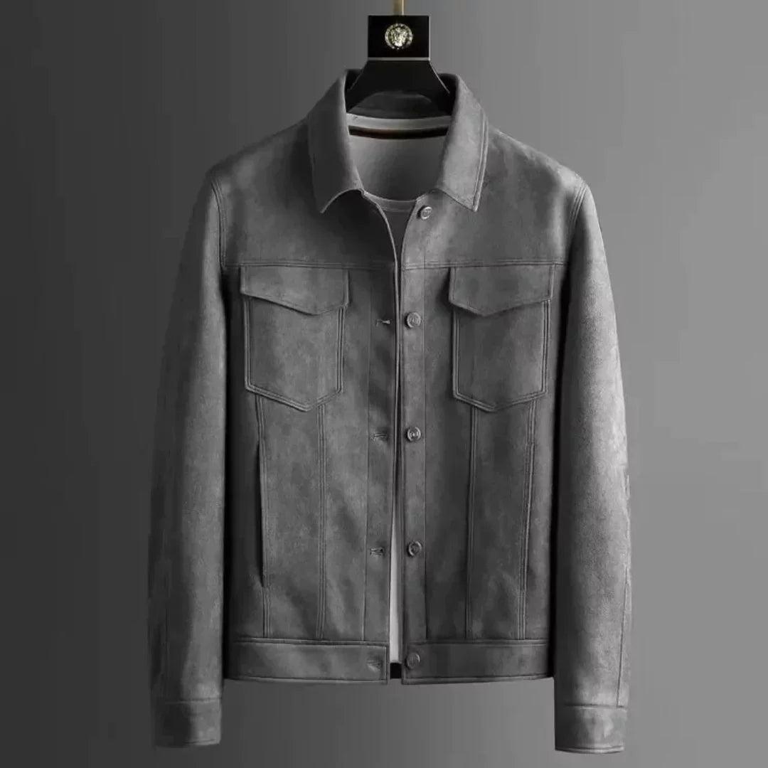 Blouson camionneur en daim Rochester