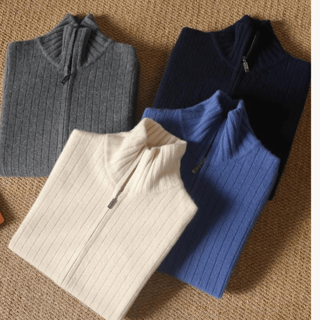 Cardigan en laine mérinos Savile Row