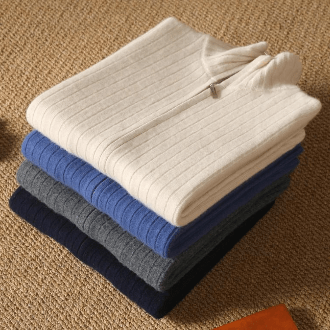 Cardigan en laine mérinos Savile Row