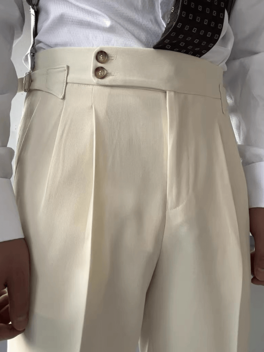 Pantalon business décontracté - Coupe droite, sans repassage