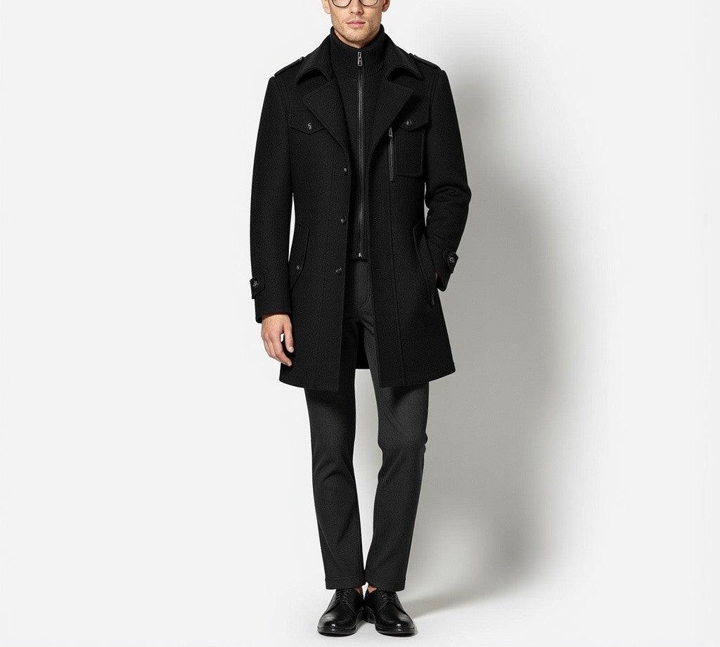 Manteau en laine d'officier Westminster