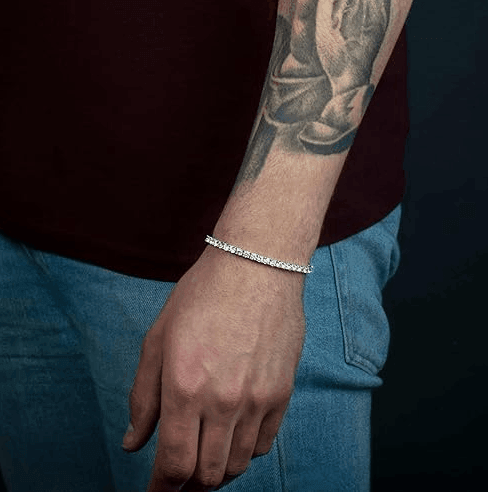 Tennis Bracelet - 925 Silver with Zirconia