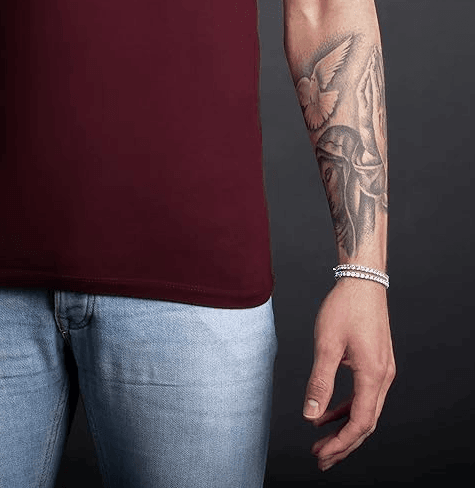 Tennis Bracelet - 925 Silver with Zirconia