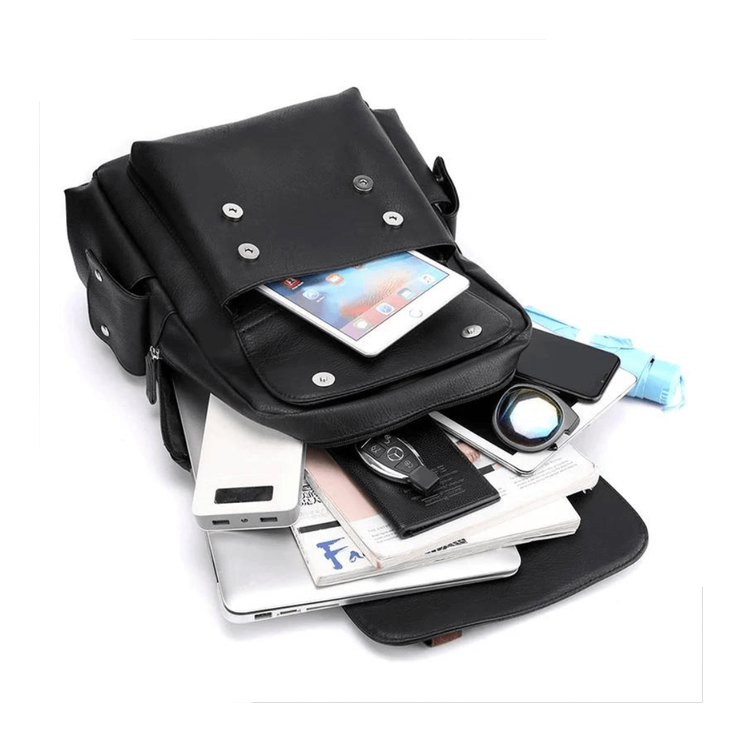 Vintage style men's leather bag 