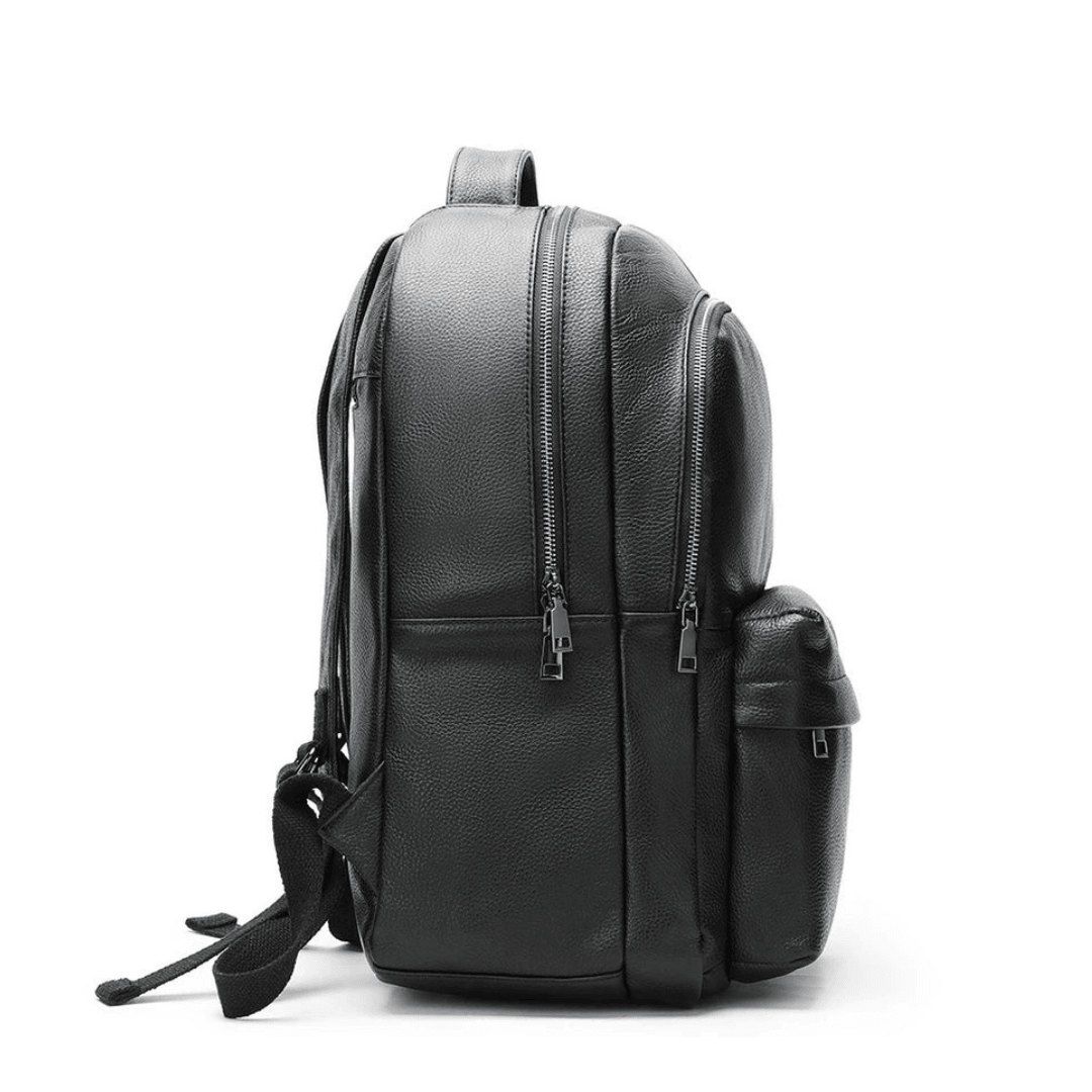 Men's leather backpack 