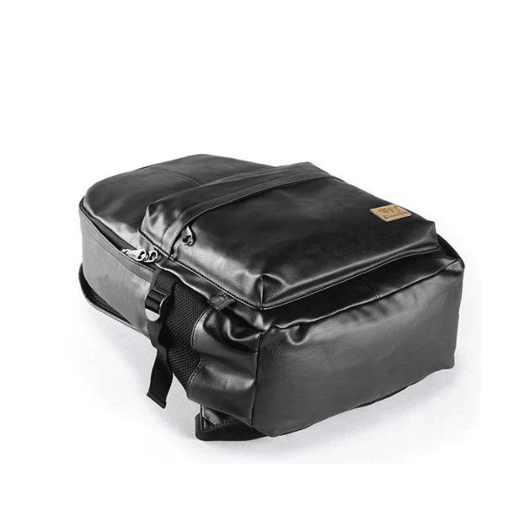 Luxury leather backpack for men