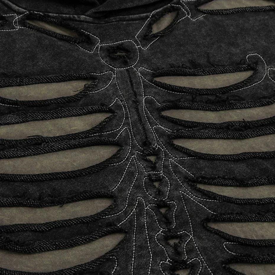 Sweat à capuche déchiré Revenant