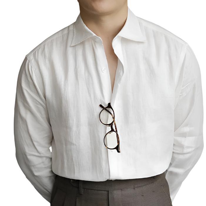 Chemise habillée en lin