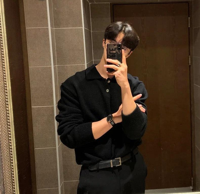 Polo en laine mérinos