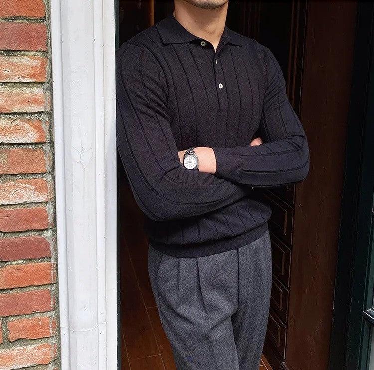 Sweat-shirt tricoté d'automne