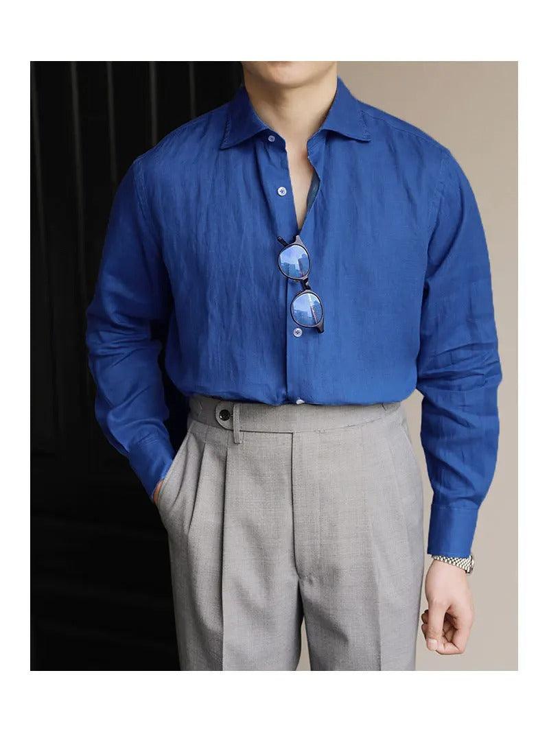 Chemise habillée en lin