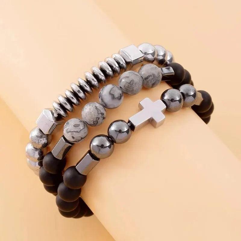 3 Hematite Bracelet