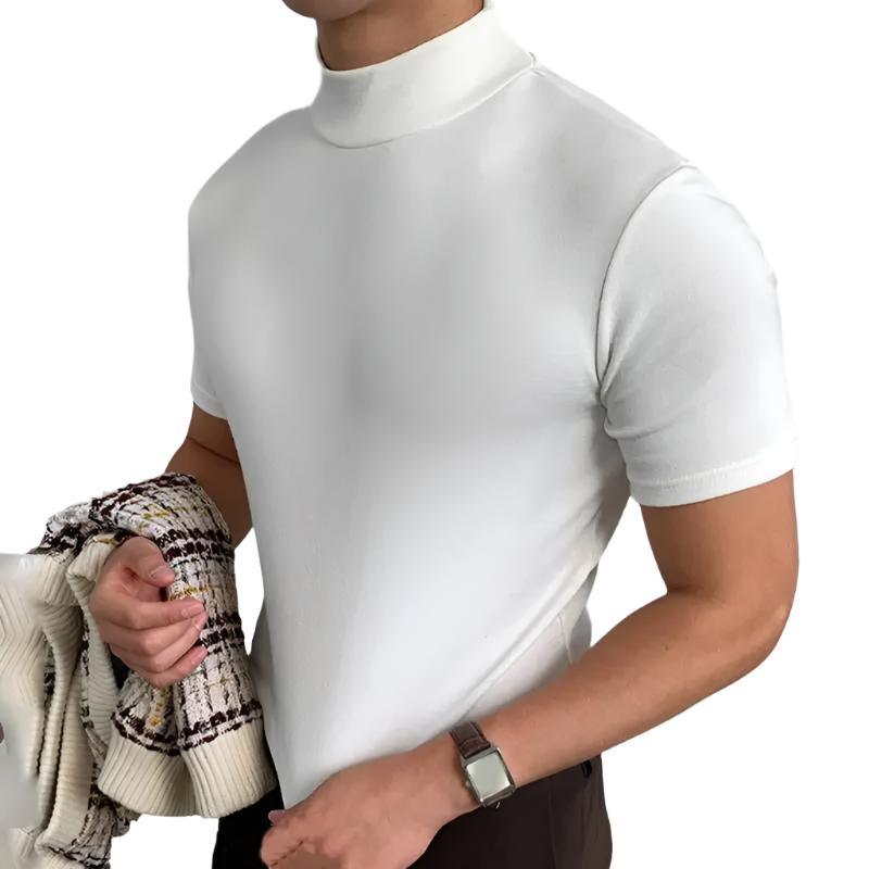 T-shirt coupe slim à col